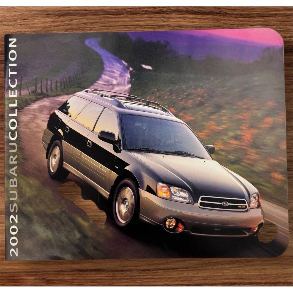 2002 Subaru Collection Sales Brochure Outback Forester Legacy GT OG Catalog